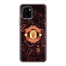 Чехол Манчестер Юнайтед для Виво у15с (AlphaPrint) (эмблема МЮ)