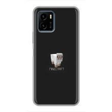 Чехол Майнкрафт на Vivo Y15s (AlphaPrint) Minecraft (Овечка Майнкрафт)