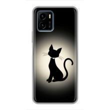 Чохол з принтом для Vivo Y15s (AlphaPrint) Модні коти (Силует котика)