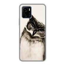 Чехол с птицами на Vivo Y15s (VPrint) (Сова)