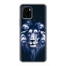 Чехол со Львом для Vivo Y15s (VPrint) (Синий Лев)