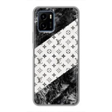 Чохол Стиль Louis Vuitton на Vivo Y15s (LV на білому)