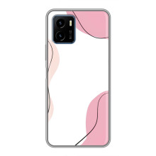 Чехол цветочный дизайн для Vivo Y15s – Розовый фон