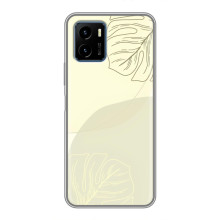 Чехол цветочный дизайн для Vivo Y15s – Зелёный фон