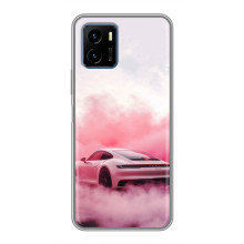 Чохол з авто Порше для Vivo Y15s – Рожевий Порше