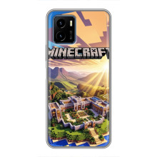 Чехол с картинками Майнкрафт для Виво у15с (Minecraft)