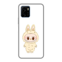Чехол с принтом Лабубу для Vivo Y15s – Бежевый Лабубу