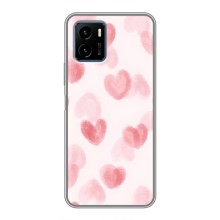 Чехол с розовым рисунком для Vivo Y15s