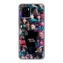 Чохол Гра в кальмара для Vivo Y15s – Колаж гра кальмара