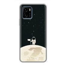 Космические Чехлы для Виво у15с (VPrint) (На луне)
