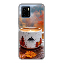 Чехол с уникальным дизайном «Осень с кофе» для Vivo Y15s – Кофе на природе