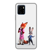 Силіконовий чохол з принтом Зоотрополіс для Vivo Y15s – Джуді і Нік