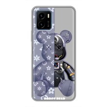 Силиконовый чехол для Vivo Y15s – Медведь Louis Vuitton