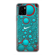 Силиконовый Чехол на Vivo Y15s с картинкой Nike (Найк зеленый)