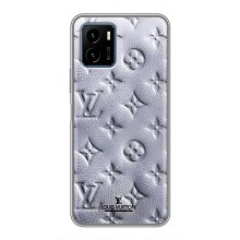 Текстурний Чохол Louis Vuitton для Віво Y15s (Білий ЛВ)