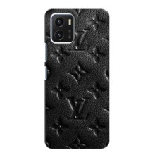 Текстурный Чехол Louis Vuitton для Виво Y15s – Черный ЛВ