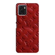 Текстурный Чехол Louis Vuitton для Виво Y15s – Красный ЛВ