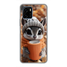 Друкований чохол 'Звірята з кавою' для Vivo Y15s