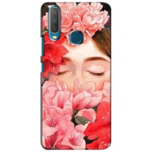 Чехлы (ART) Цветы на ViVO Y17 (VPrint) – Очі в квітах