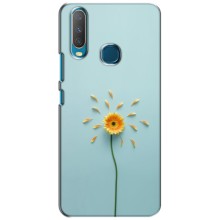 Чохли з квітами для ViVO Y17 (VPrint) (Жовта квітка)