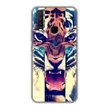Чехлы с изображением разных животных для ViVO Y17 (Яркий Тигр)