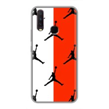 Чохли для ViVO Y17 - з картинкою JORDAN (AlphaPrint) (Лого Джордан)