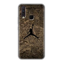 Чохли для ViVO Y17 - з картинкою JORDAN (AlphaPrint) (Logo Jordan)