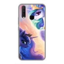 Чехол Unicorn на ViVO Y17 (Единорожки на тучках)