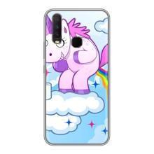 Чехол Unicorn на ViVO Y17 (Радуга единорожка)