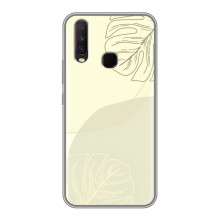 Чохол квітковий дизайн для ViVO Y17 – Зелений фон