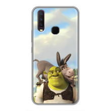 Чохол з мультфільмом Шрек на ViVO Y17 – Шрек і осел