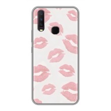 Чохол з розовим принтом для ViVO Y17 (Рожеві губи)