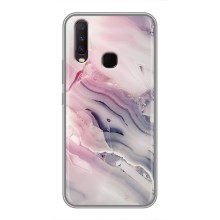 Мраморний чехол на ViVO Y17 (VPrint) (Пурпурний Мрамор)