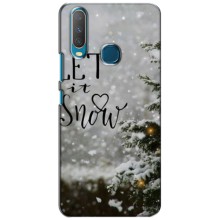 Новогодние, Праздничные Чехлы для ViVO Y17 - 2024 год (Let it snow)