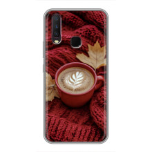 Чохол з унікальним дизайном 'Осінь з кавою' для ViVO Y17 – Кава на ковдрі