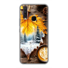 Чохол з унікальним дизайном 'Осінь з кавою' для ViVO Y17 – Осінньо-зимове кава