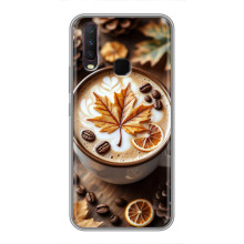 Чохол з унікальним дизайном 'Осінь з кавою' для ViVO Y17 – Пряна кава