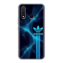 Чохли Адидас для Vivo Y19 (AlphaPrint) (Синій Адідас)