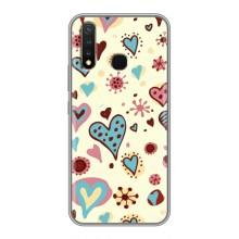 Чехлы для любимой на ВiВО Y19 (VPrint) (Сердечки)