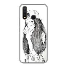 Чохол з друком для Vivo Y19 - (Мода) (AlphaPrint) (Фото дівчини)