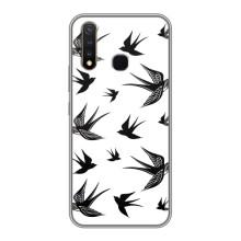 Чохол з пташками на Vivo Y19 (VPrint) (Ластівки)