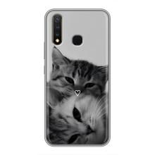 Чохол з малюнком кіт на Vivo Y19 – Пара котів