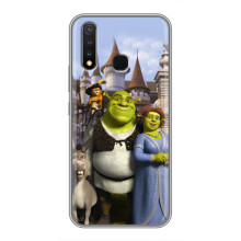 Чехол с мультфильмом Шрек на Vivo Y19