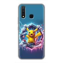 Чехол с Пикачу на Vivo Y19 – Лого Пикачу