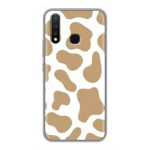 Чохол з принтом корови на ВiВО Y19 – Бежевий принт
