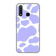 Чохол з принтом корови на ВiВО Y19 – Фіолетовий принт