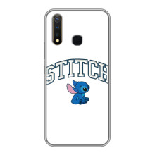 Чехол с принтом Стич на Vivo Y19 (Стич лого)