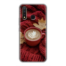 Чохол з унікальним дизайном 'Осінь з кавою' для Vivo Y19 – Кава на ковдрі