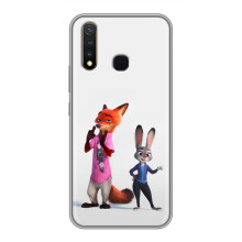 Силіконовий чохол з принтом Зоотрополіс для Vivo Y19 – Джуді і Нік