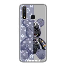 Силиконовый чехол для Vivo Y19 (Медведь Louis Vuitton)